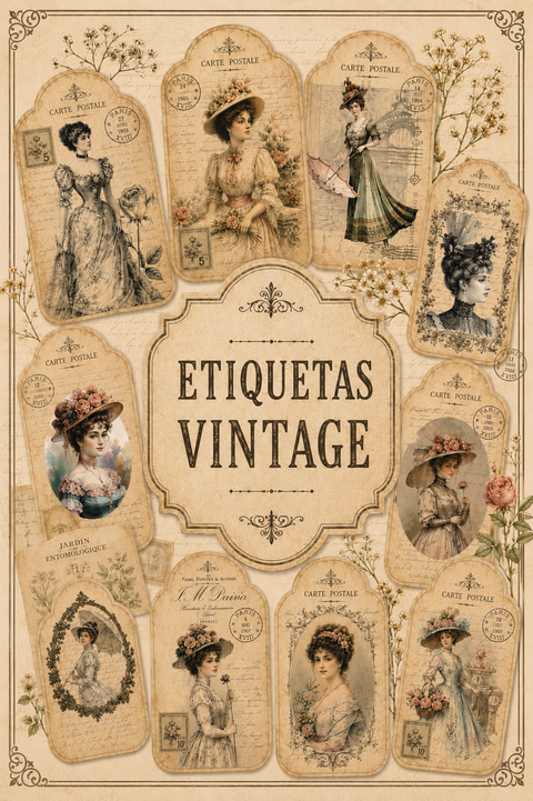 Etiquetas vintage