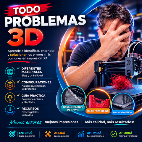 SOLUCIONES/PROBLEMAS EN IMPRESION 3D