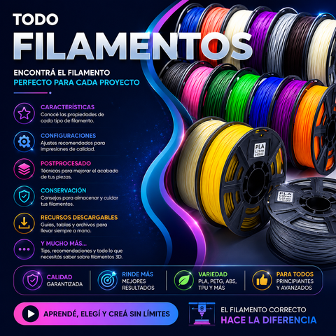 TODO SOBRE MATERIALES (Filamentos)