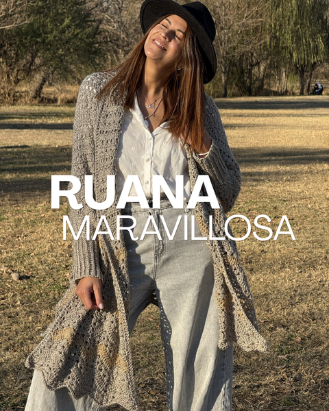 Ruana Maravillosa con mangas