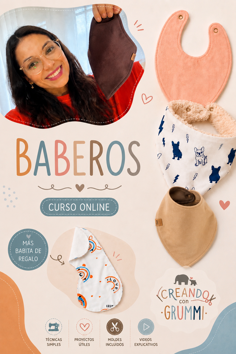 Tres modelos de baberos mas utilizados + Babita de regalo.