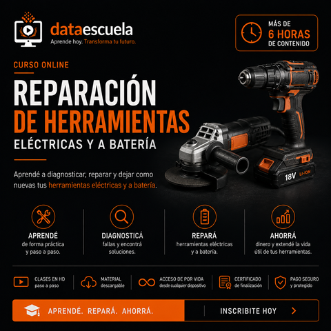 Curso online de Reparación de Herramientas