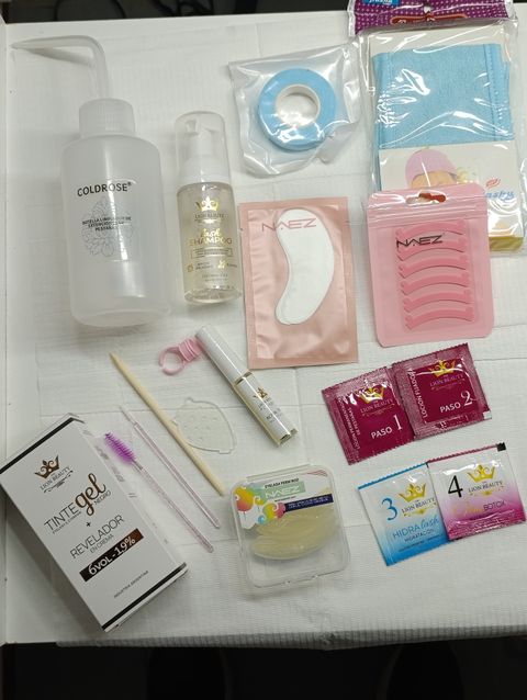 Kit completo para lifting de pestañas