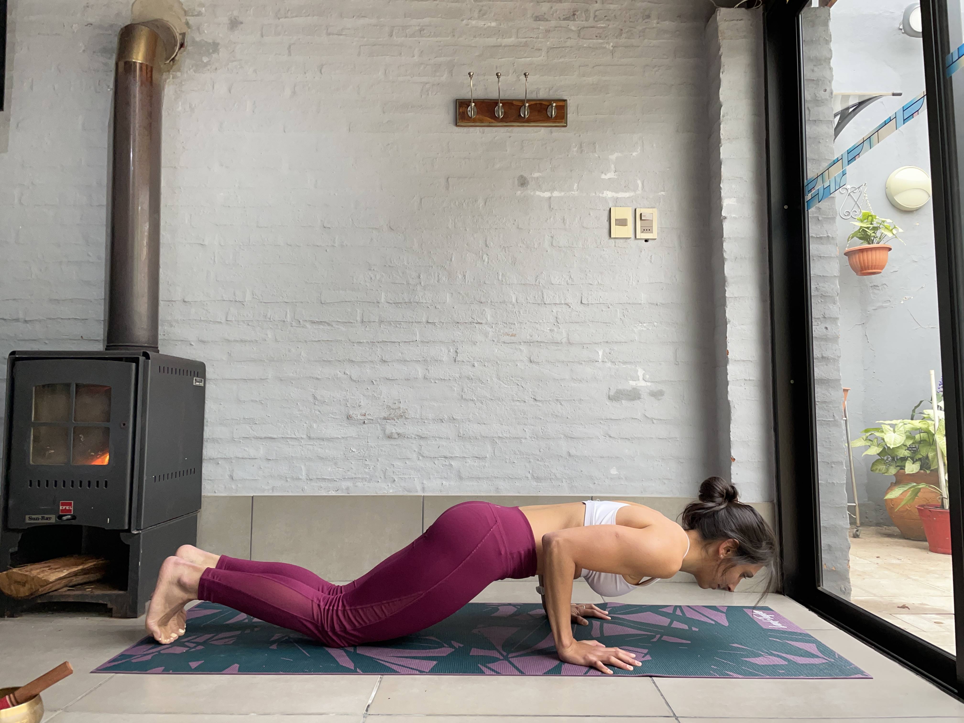 variante Chaturanga Dandasana