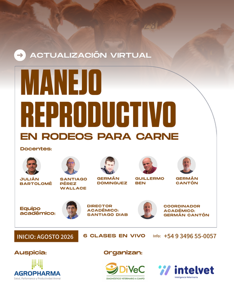 INICIADO!! Curso virtual “Manejo reproductivo en rodeos bovinos para carne” 
