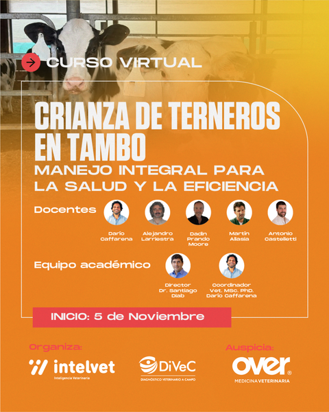 FINALIZADO! Curso virtual: Crianza de terneros en tambo: Manejo integral para la salud y la eficiencia