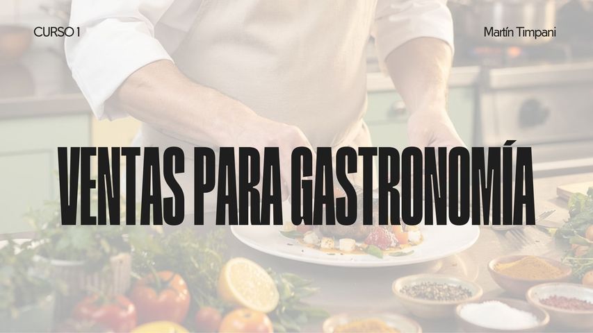Ventas para gastronomía