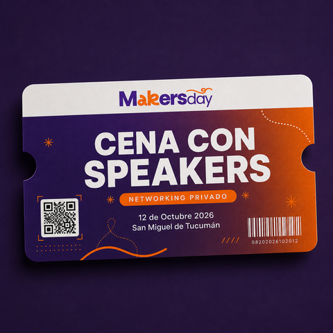 CENA con Speakers | 12 de Octubre | San Miguel de Tucumán 