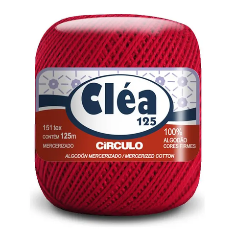 Hilo Cléa Círculo Algodón Mercerizado 125m Todos Los Colores