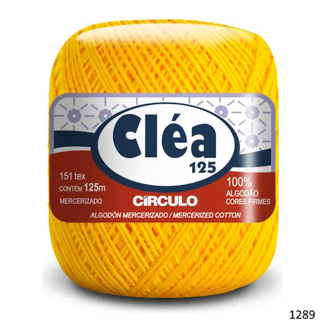 Hilo Cléa Círculo Algodón Mercerizado 125m Todos Los Colores