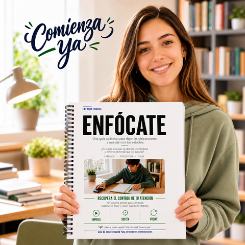 ENFÓCATE →  Mejora tu concentración y avanza con tus estudios