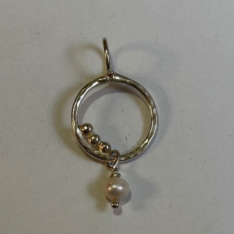 Dije Infinito plata 925 y Perla
