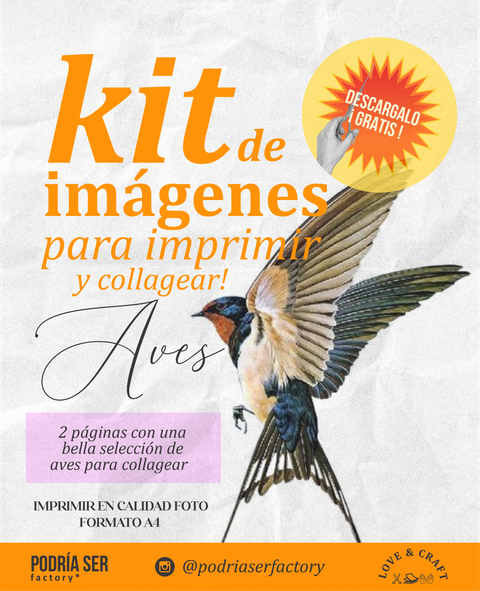Kit de Imágenes para imprimir / AVES