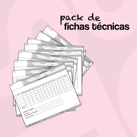 Pack de fichas técnicas + Manual digital 