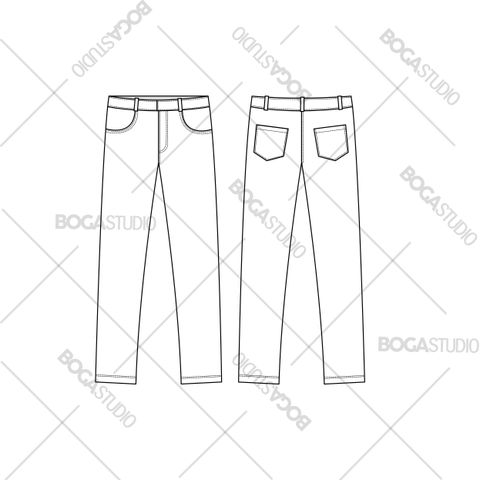Geometral Pantalón