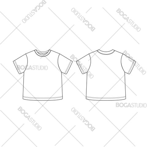 Geometral Remera Basica