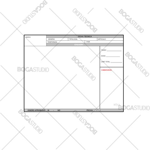 Ficha tecnica - editable