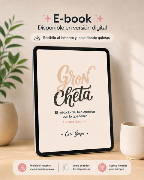 🟫E-BOOK LA CASA CREATIVA (Groncheta)