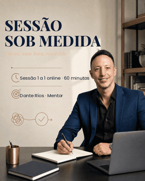 Sesión a medida 1:1 — un nudo, una hora, resuelto. 