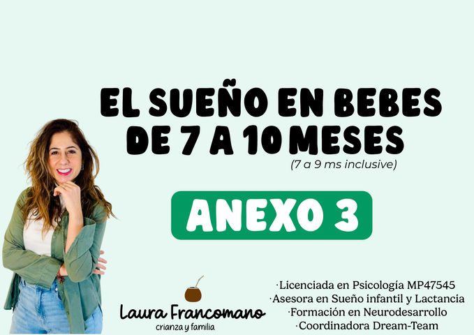 Anexo 3 El sueño en bebés de 7 a 10 ms (9 ms completos)