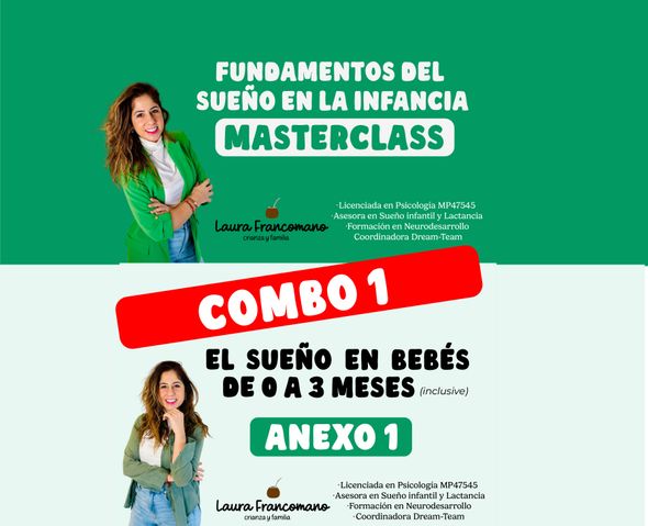 Combo 1 Masterclass + Anexo 1 (bebés 0 a 3 meses inclusive)