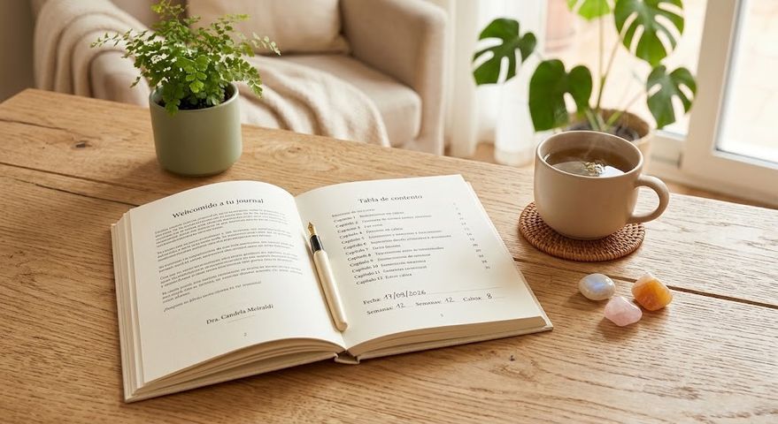 Gestar en calma: tu journal de embarazo para cada trimestre