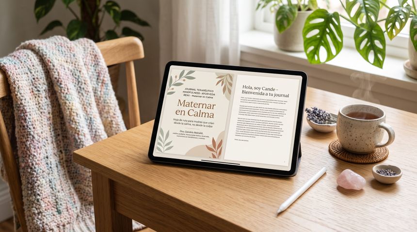 Maternar en calma: Journal terapéutico para maternar desde la calma
