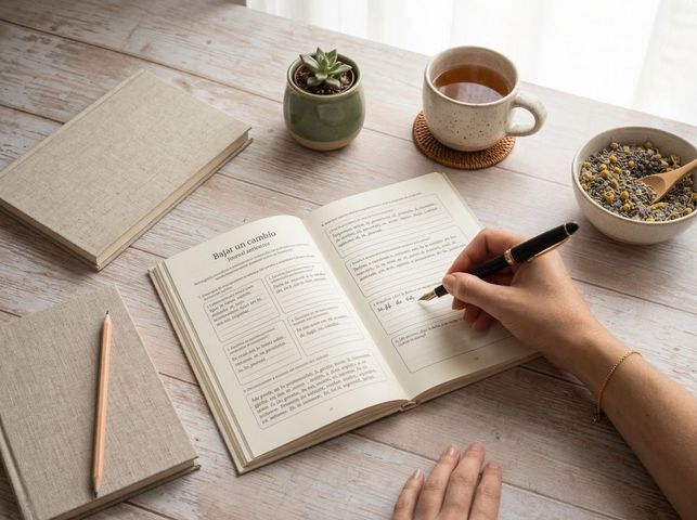 Diario de gratitud y presencia