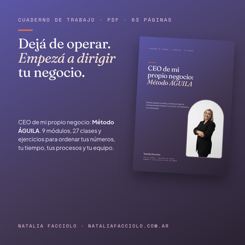 CEO de mi propio negocio: Método ÁGUILA · Cuaderno de trabajo (PDF)