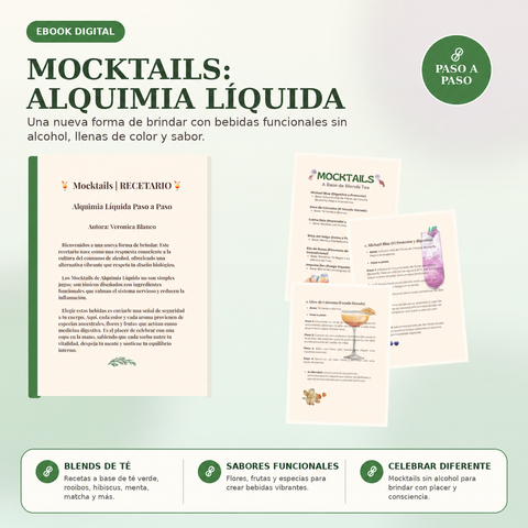 E-book Recetario Mocktails (Alquimia Líquida).