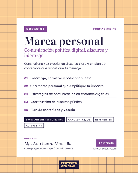 Campaña Política Digital y Marca Personal