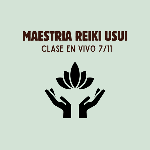 Maestria Reiki Usui en vivo