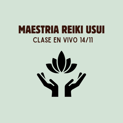 Maestria Reiki Usui en vivo