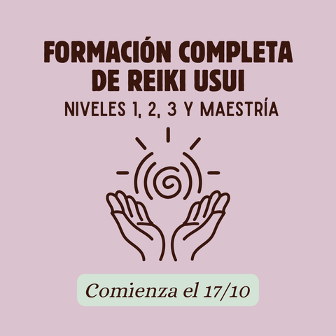 Formación en vivo Reiki Usui