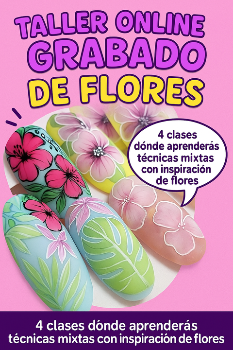 Jornada nails art 4.0: Flores 