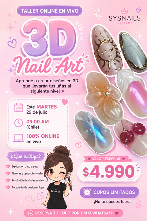 Nails art 3d