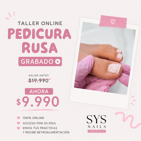 Taller online pedicura rusa