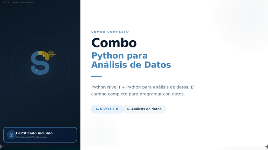 Combo Python - Para análisis de datos