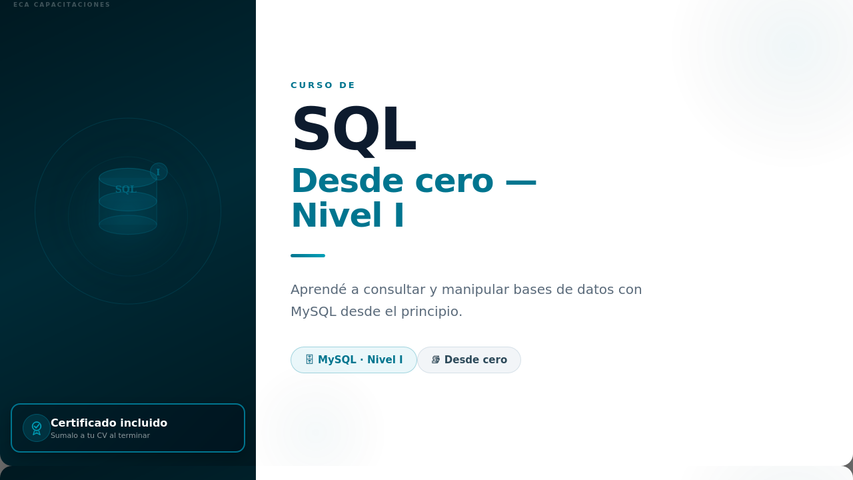 Curso de SQL desde cero