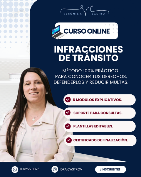 Reducción de multas e infracciones de tránsito.