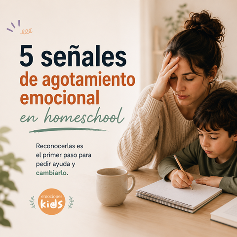5 señales de agotamiento emocional durante el homeschool (y por qué es importante prestarles atención)