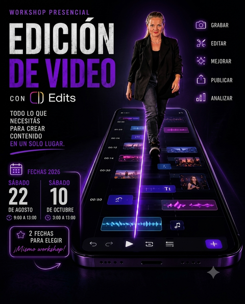 Workshop presencial: Edición de video 