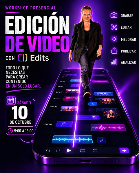 Workshop presencial: Edición de video 