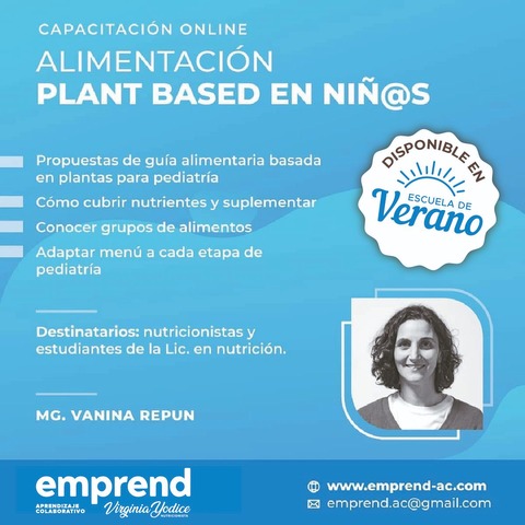 Plant Based para niñ@s