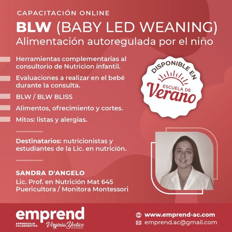 BLW Alimentación autoregulada por el niño.