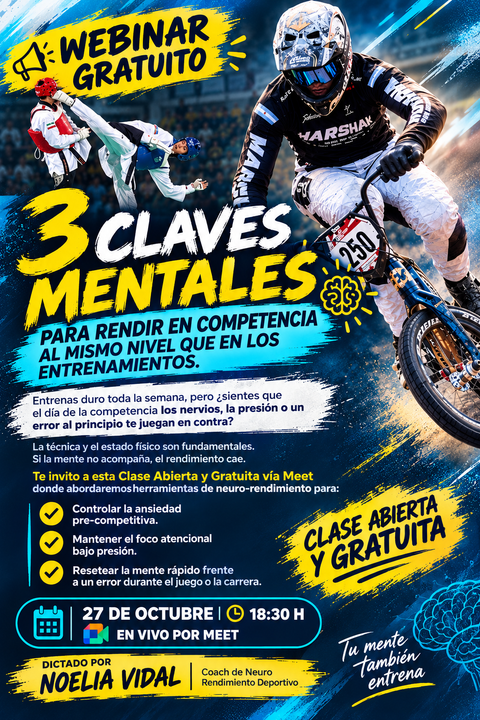 3 Claves Mentales para Rendir en Competencia al Mismo Nivel que en los Entrenamientos