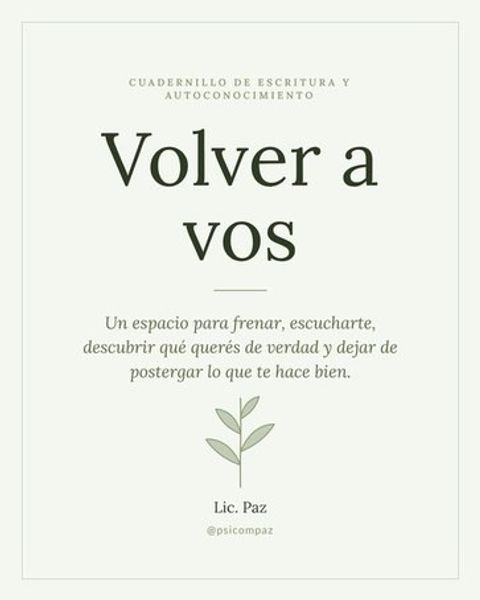 Workbook  “Volver a vos”
