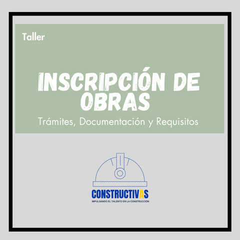 ON DEMAND -Taller | Inscripción de Obra 