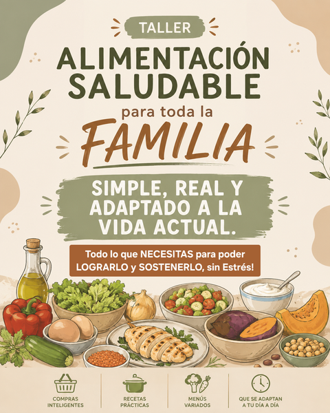 ALIMENTACION SALUDABLE para toda la FAMILIA!