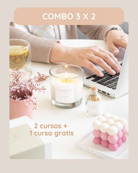 Combo 3 x 2 (1 Curso Gratis) + Asesoria 1:1 con Marisa